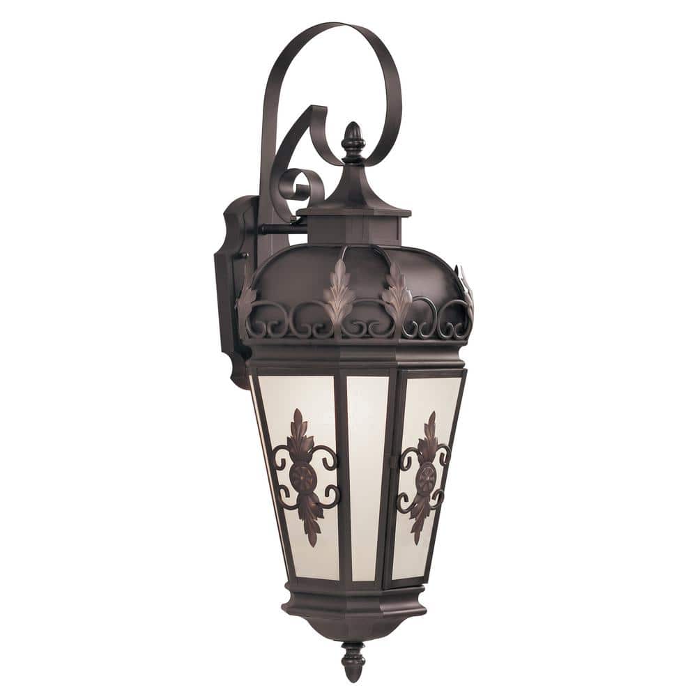 Berkshire 9.5 in. 1-Light Bronze Outdoor Wall Lantern Sconce price history on PriceWatchPro