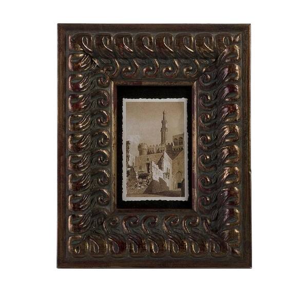 Filament Design Lenor 1-Opening 4 in. x 6 in. Brown Picture Frame
