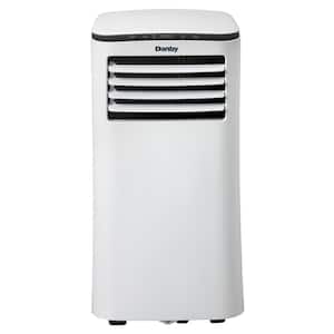 7,000 BTU Portable Air Conditioner Cools 300 Sq. Ft. with Dehumidifier and Fan in White