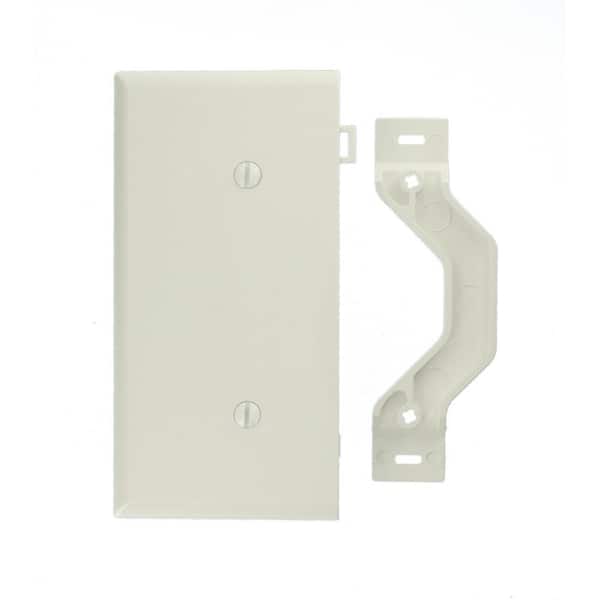 Leviton White 1-Gang Blank Plate Wall Plate (1-Pack)