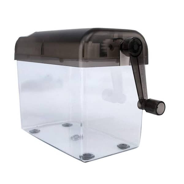 phyfalip Office Portable Hand Paper Shredder for Paper, Notes, Bills, Portrait, Photos Fits A6 Size or Folded to A6 Size Capacity