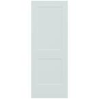 30 in. x 80 in. Monroe Light Gray Painted Smooth Solid Core Molded Composite MDF Interior Door Slab