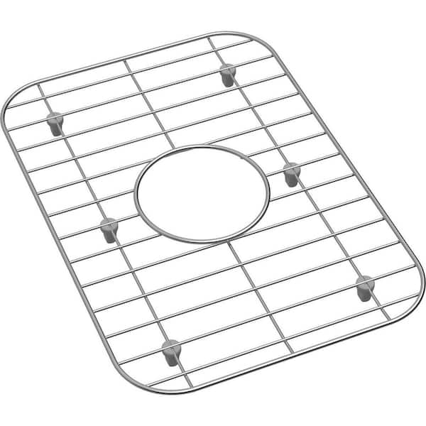 Elkay Dayton 10.625 in. x 15.1875 in. Bottom Grid for Kitchen Sink in Stainless Steel