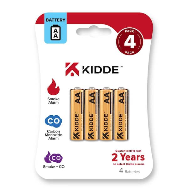 Kidde AA Smoke Detector Replacement Batteries (10-Pack)