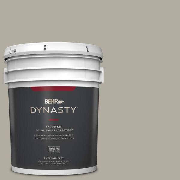 BEHR DYNASTY 5 gal. PPU2506 Wells Gray Flat Exterior StainBlocking