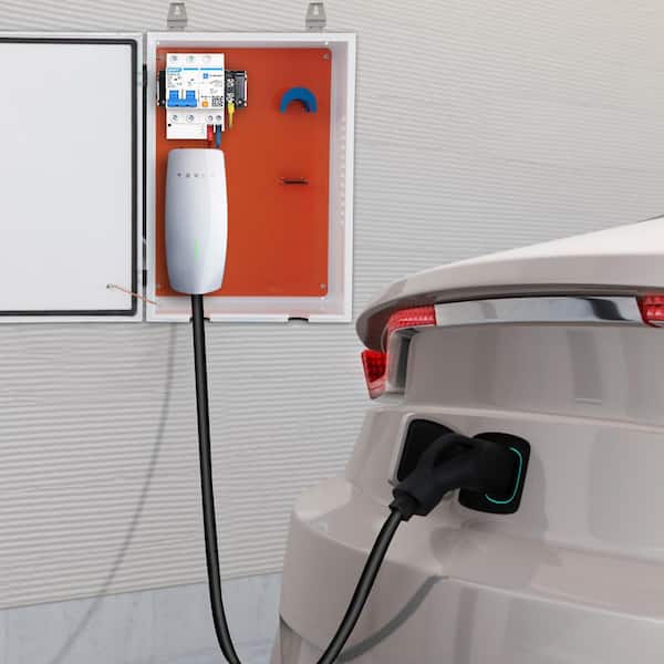 Tesla Charger Station Box, 28 in. L x 20 in. W x 10 in. H, Outdoor Cable Box Charging Box Cable Organizer