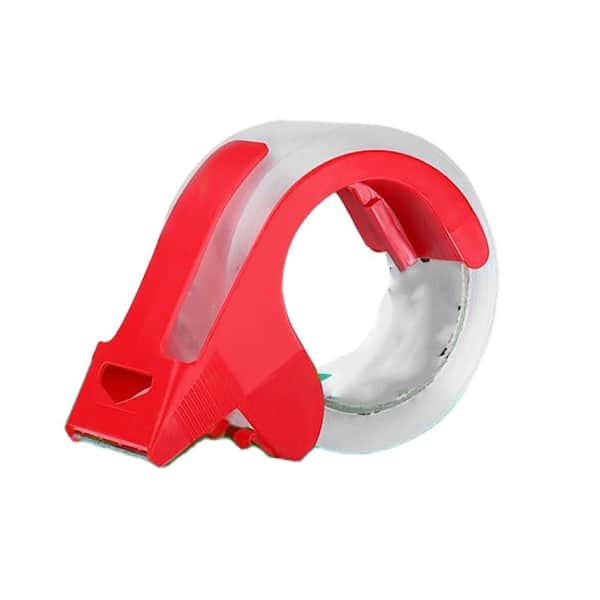 N/A Heavy Duty Clear Packaging Tape 18 Rolls with 3 Dispensers 2 in. Wide 65 yds. Per Roll Total 1170 yds.