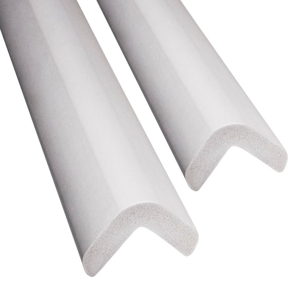 High Density Corner Guard 24 in. Long, Off White, 2-Piece