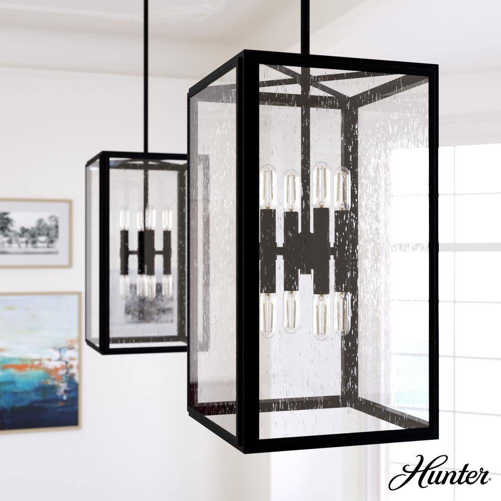 Felippe 8-Light Natural Iron Island Pendant Light with Clear Seeded Glass Shade Kitchen Light price history on PriceWatchPro