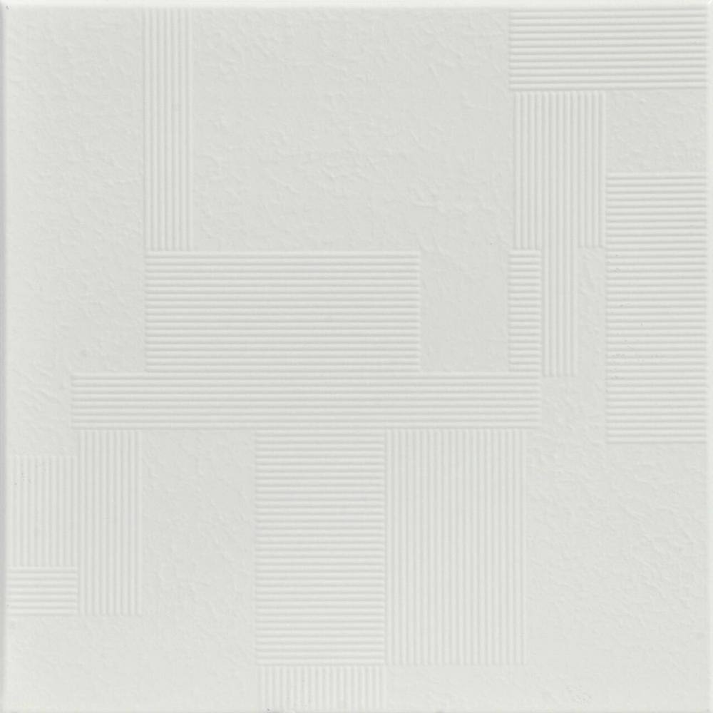 Vectors White Heron 1.6 ft. x 1.6 ft. Decorative Foam Glue Up Ceiling Tile 
