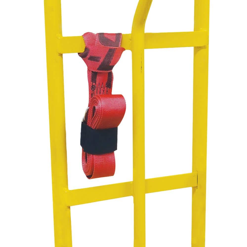 Ultimate Red Polyester 15' Hand Truck Cinch Strap with D-Ring Grip