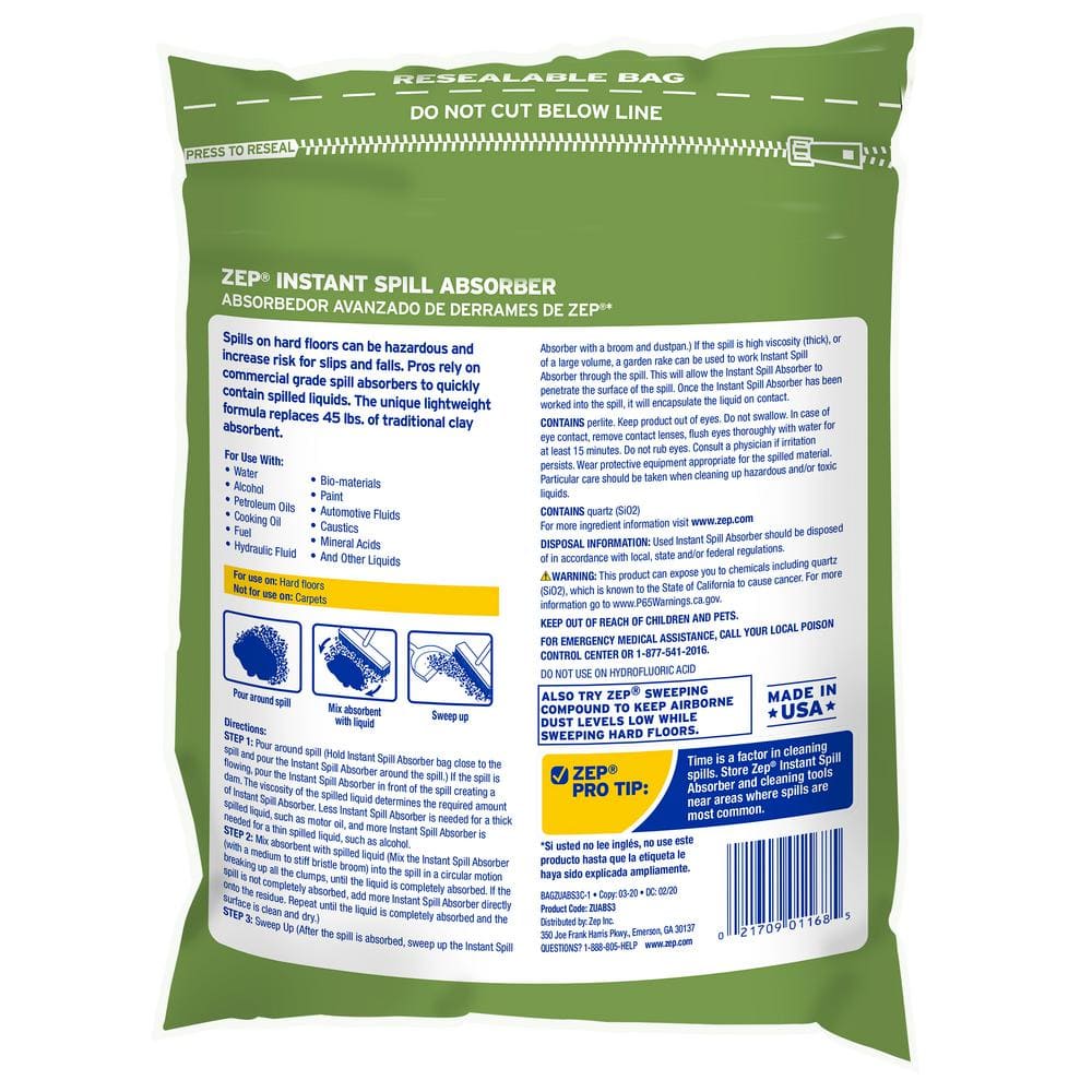 Zep 3 lb Instant Spill Absorber Powder