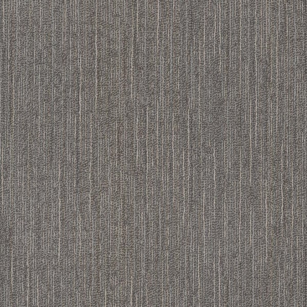 Shaw Castaway - Granite - Gray Commercial 24 x 24 in. Glue-Down Carpet Tile Square (80 sq. ft.)