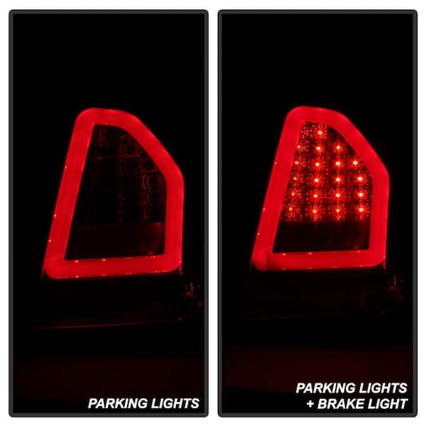 Chrysler 300C 08-10 Version 2 Light Bar LED Tail Lights - Red Clear