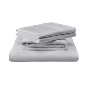 TEMPUR Luxe Egyptian Cotton Silver Mist Twin Sheet Set