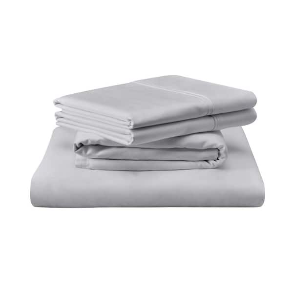 TEMPUR-PEDIC TEMPUR Luxe Silver Mist Egyptian Cotton Split-California-King Sheet Set