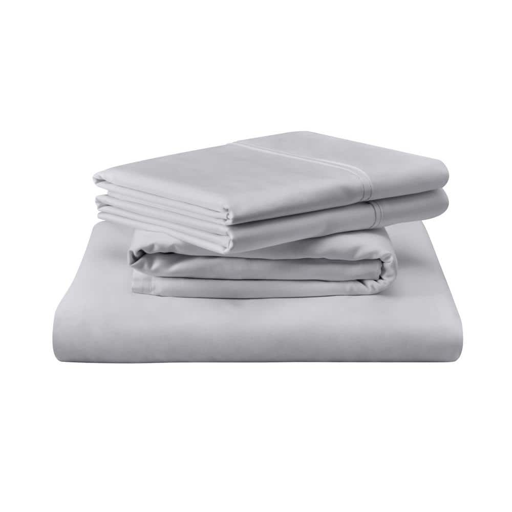 100% Egyptian Cotton Sheets King Size - 800 Thread Count Silver