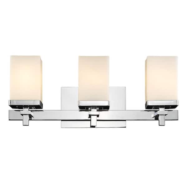Golden Lighting - Maddox 3-Light Chrome Bath Light