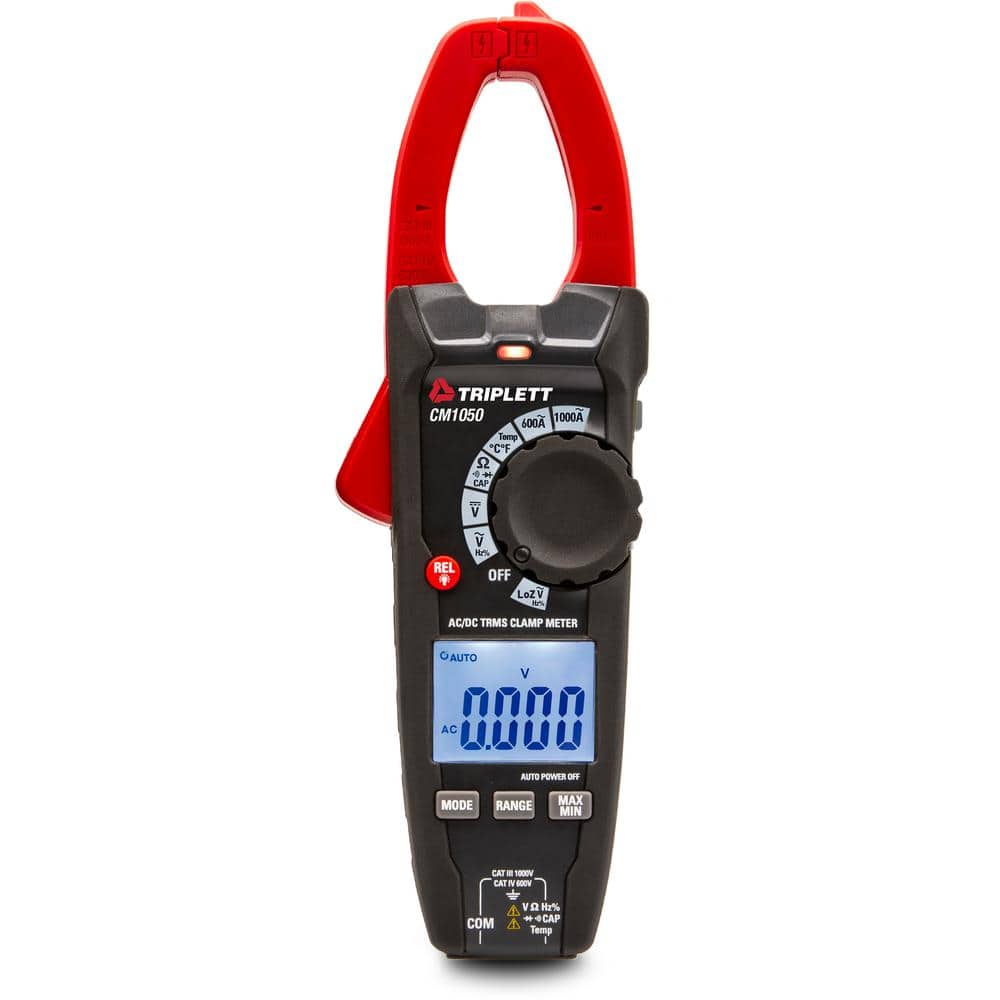 TRIPLETT 1000 Amp True RMS AC/DC Clamp Meter with Certificate of Traceability to N.I.S.T -  CM1050-NIST