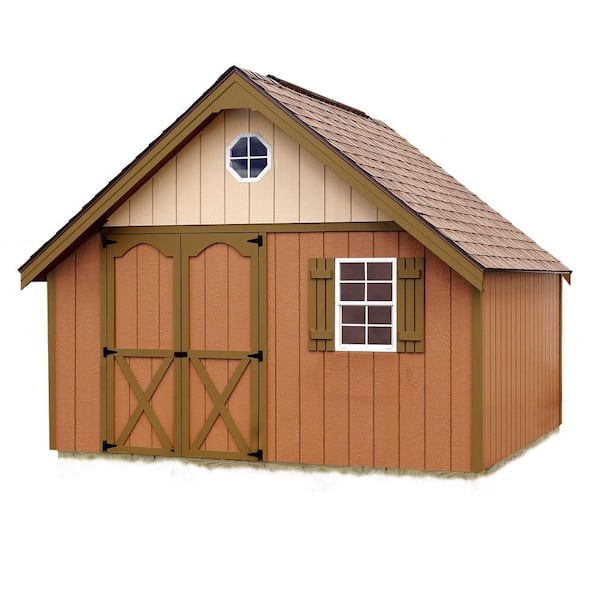 Best Barns Riviera 12 ft. x 12 ft. Wood Storage Shed Kit