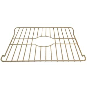 18.25 in. L x 12.75 in. W Bottom Grid Protector in Almond