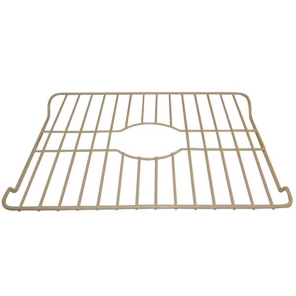 18.25 in. L x 12.75 in. W Bottom Grid Protector in Almond
