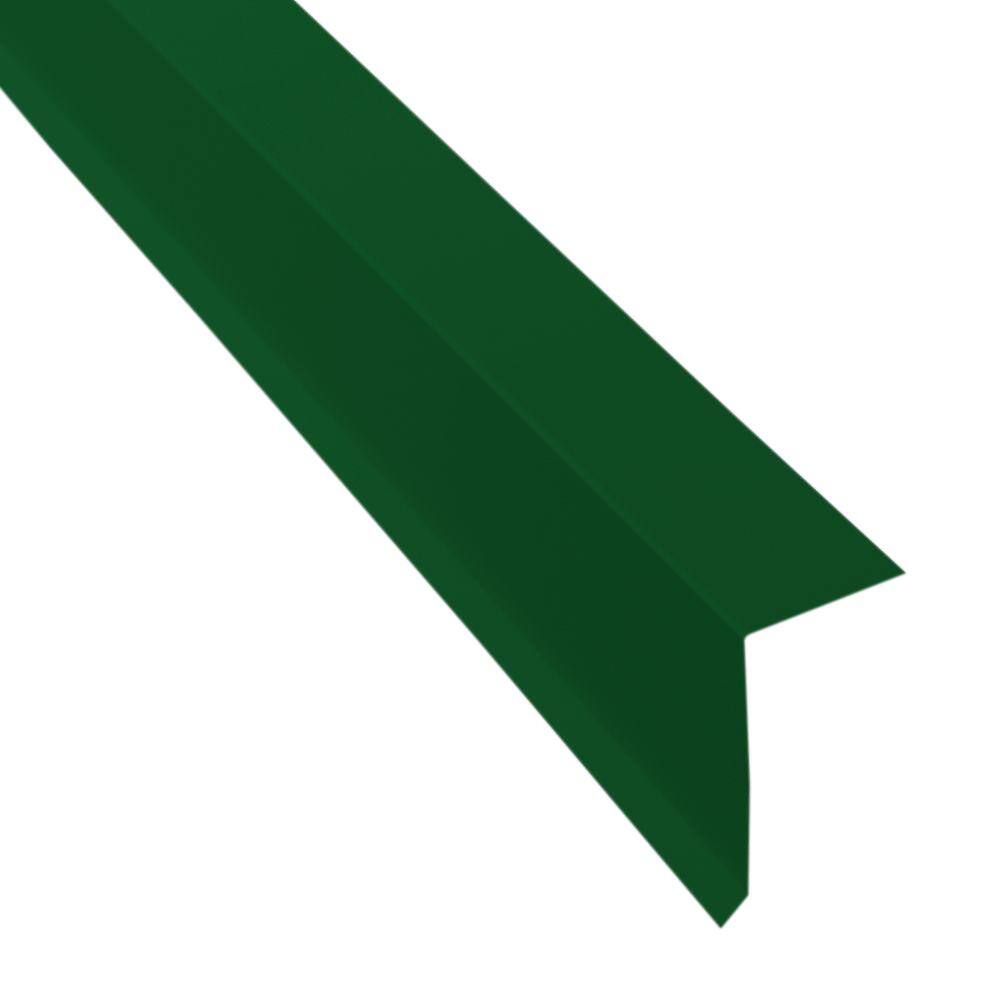 Metal Sales 10 ft. 6 in. Denali Green Eave Trim HD42238W1 - The Home Depot