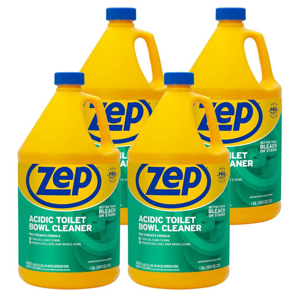ZEP 128 oz. Acidic Toilet Bowl Cleaner (4-Pack) R43710 - The Home Depot