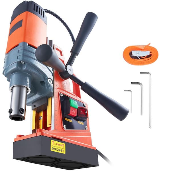 Magnetic Drill, 810 RPM No-Load Speed, Drill Press, Portable Mag Drill Press, with 1300W Motor Chuck Capacity 2 in.