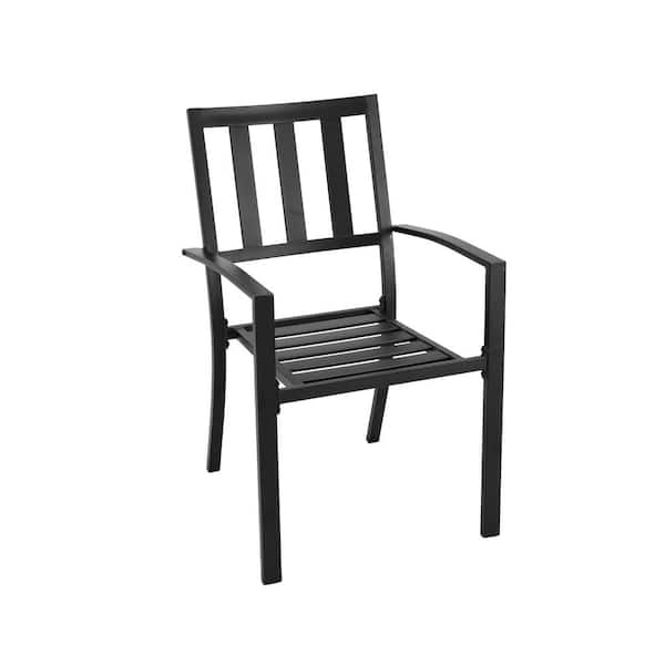 Patio Festival Metal Outdoor Dining Chair (4-Set)