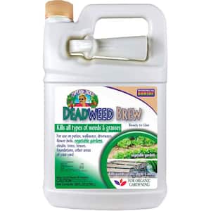 Captain Jack's Deadweed Brew, 128 oz. Ready-to-Use, Controls All Types of Weeds and Grasses, For Organic Gardening