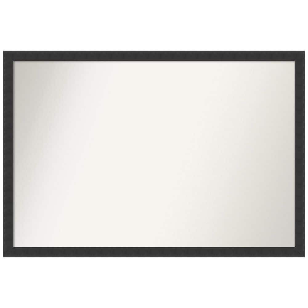 Mezzanotte Black Full Length Rectangular Wood Vanity Mirror