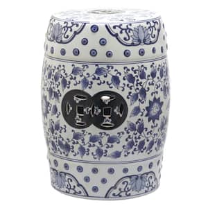 Tao Blue/White Ceramic Garden Stool