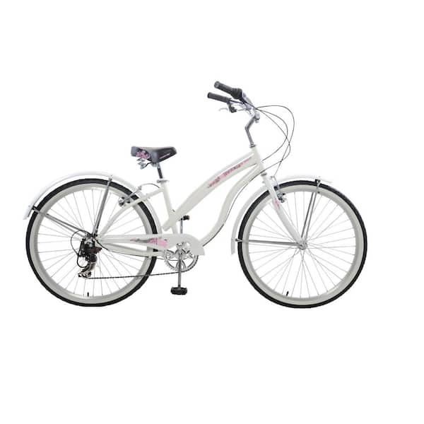 Cycle Force 26 in. Women's Stylish Cruiser in White
