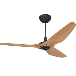 Haiku - 60 in. Dia Smart Indoor Ceiling Fan, Caramel Bamboo/Black Hardware, Universal Mount (12 in. Downrod Included)