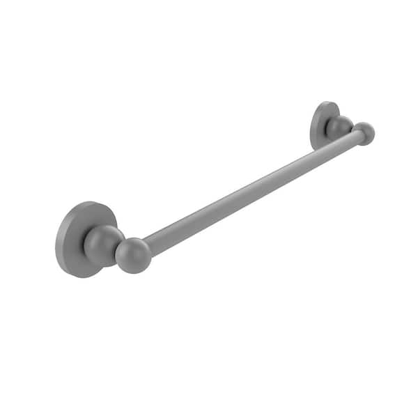 Allied Brass Bolero Collection 24 in. Wall Mounted Towel Bar in Matte Gray