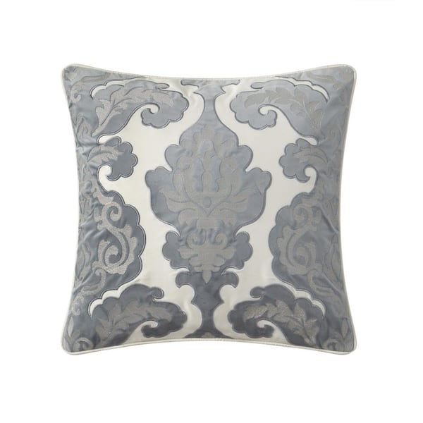 Blenheim Ivory 18 in. x 18 in. Polyester Decorative Pillow