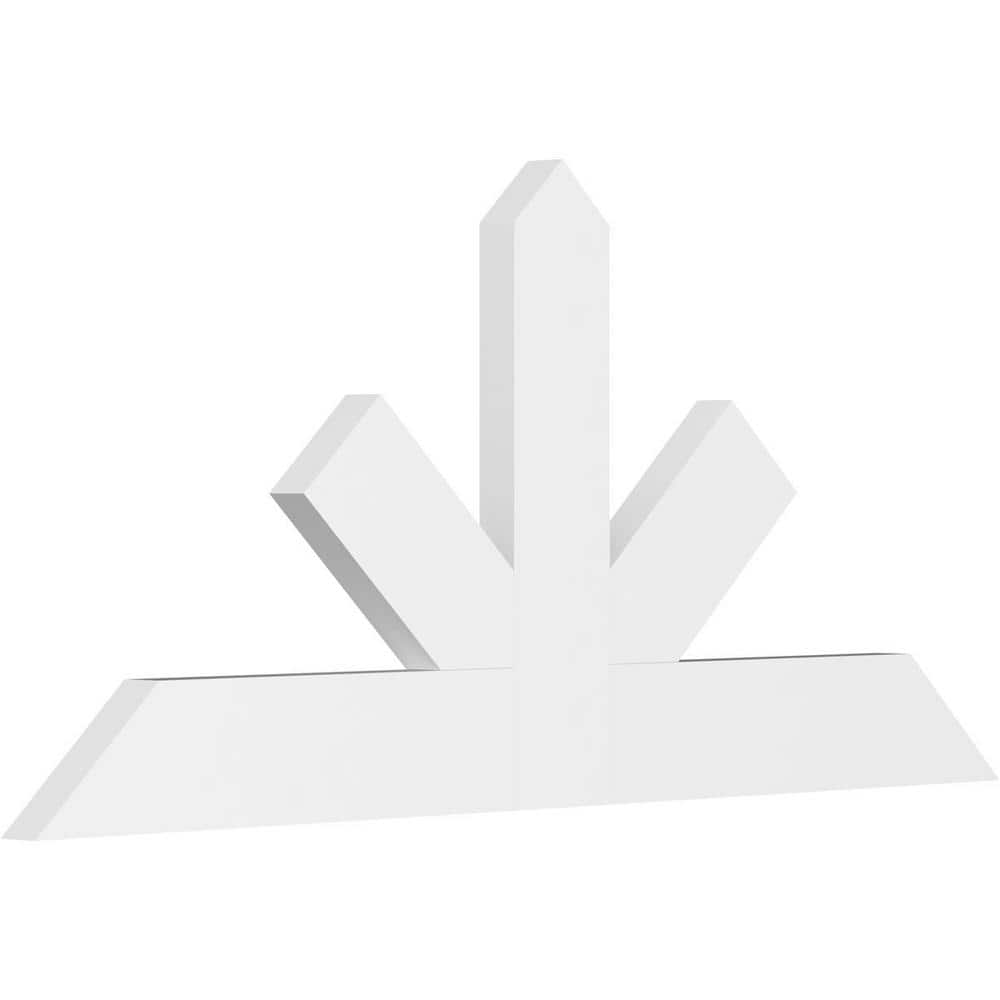 60 in. W x 27 1/2 in. H x 2 in. D x 6 in. F, 11/12 Pitch, Saratoga Signature Urethane Gable Bracket, Primed Tan price history on PriceWatchPro