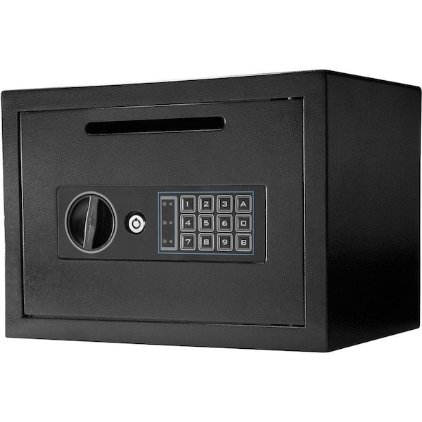 AX11934 Barska Compact Keypad Depository Safe w/ Drop Slot & Back up Keys 
