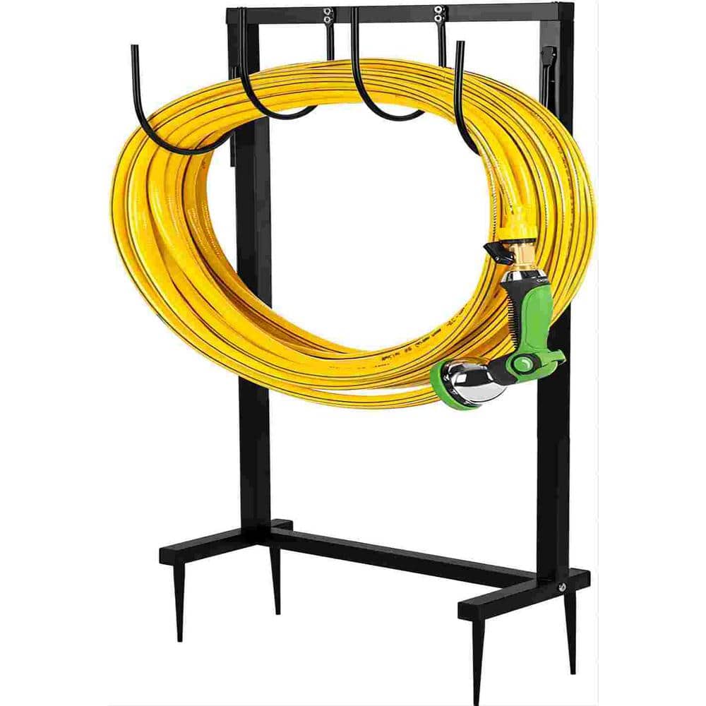 47 in. Garden Hose Holder, Freestanding Thicker Garden Water Hose Stand, Me