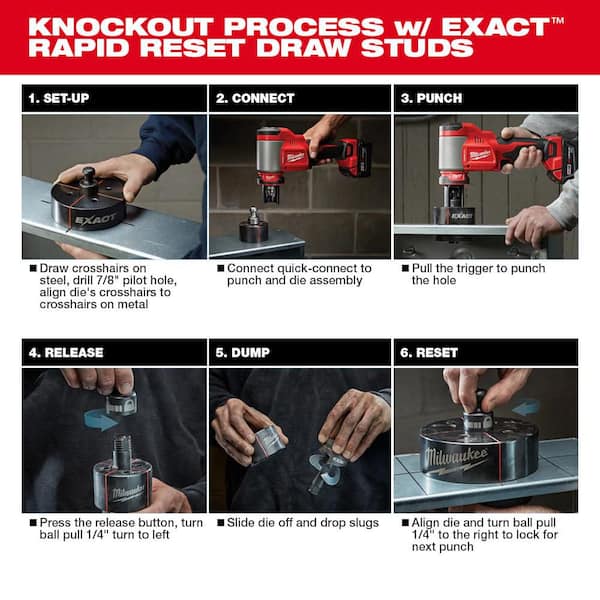 Milwaukee M18 18V Lithium-Ion 1/2 in. to 4 in. Force Logic