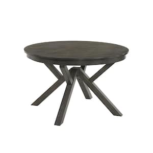 New Classic Furniture Gulliver Brown Wood Round Dining Table (Seats 4)