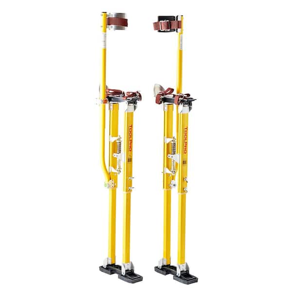 ToolPro 36 in. to 48 in. Magnesium Adjustable Drywall Stilts
