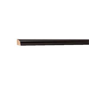 Anchester Series 96 in. W x 0.75 in. D x 0.75 in. H Quarter Round Molding Cabinet Filler in Espresso