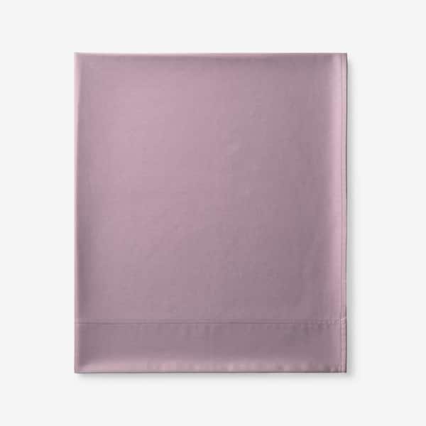 The Company Store Legends Hotel Supima Wrinkle-Free Extra Deep Wisteria Cotton Oversized Queen Flat Sheet