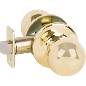 Fairfield Classic Style Polished Brass Round Hall/Closet Door Knob