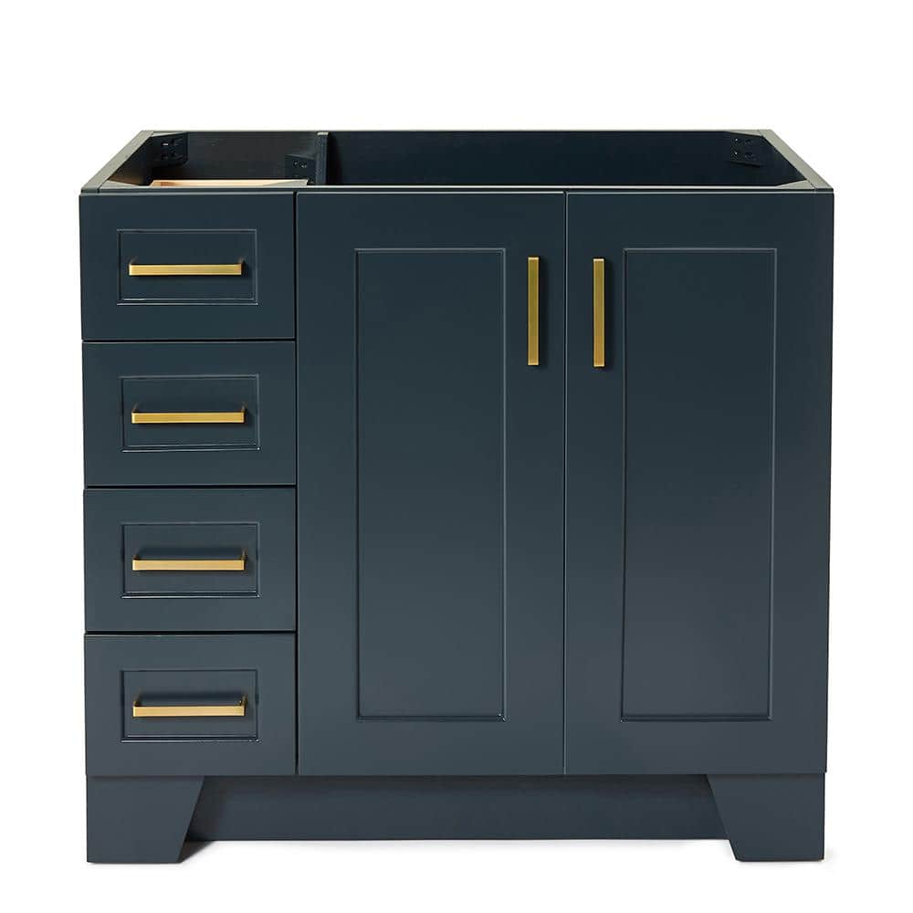 Taylor 36 in. W x 21.5 in. D x 34.5 in. H Freestanding Bath Vanity Cabinet Only in Midnight Blue price history on PriceWatchPro