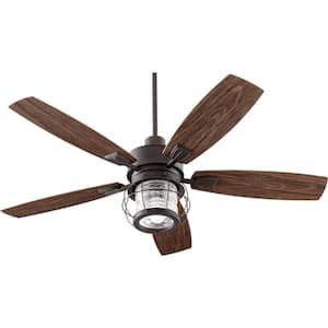Galveston 52 in. Indoor/Outdoor Toasted Sienna Ceiling Fan with Wall Control