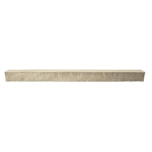 Stacked Stone 2 in. x 3.5 in. x 42 in. Vanilla Bean Faux Stone Siding Ledger