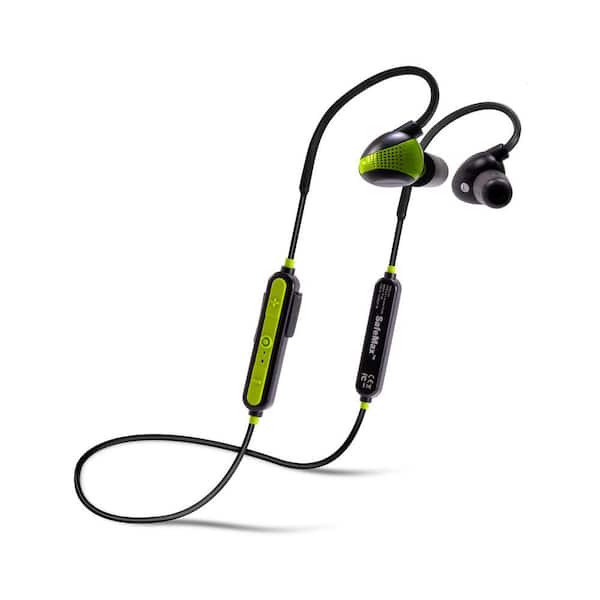 Pro Aware Bluetooth Hearing Protection Earbuds, 26 dB NRR, OSHA Compliant Work Ear Protection, Bright Green